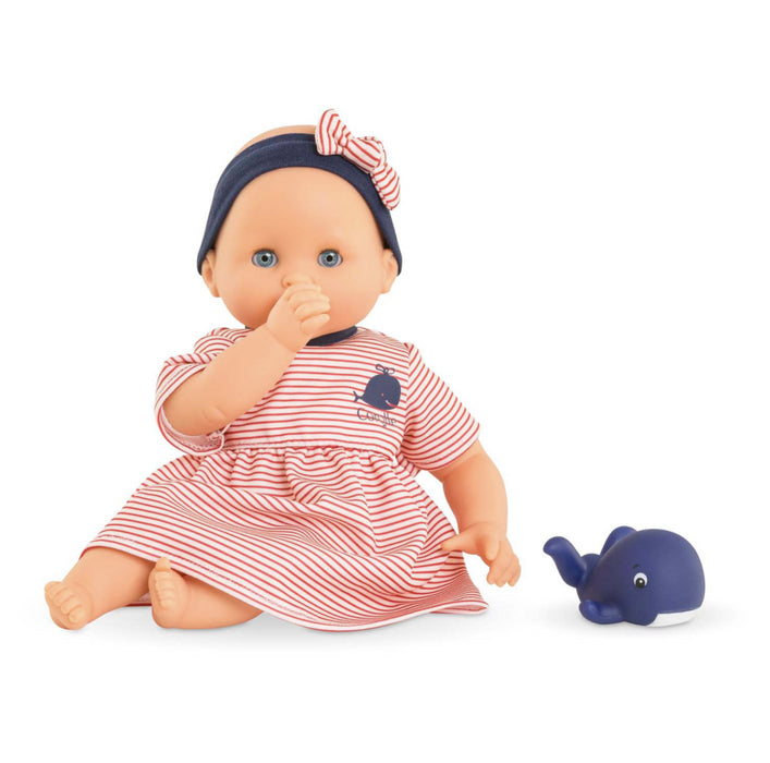 Corolle - Badpop Calypso - Walvis, 30cm