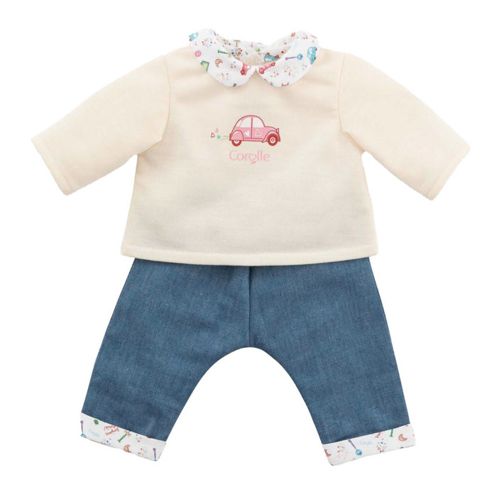 Corolle - T-Shirt en Spijkerbroek voor Babypop, 30cm
