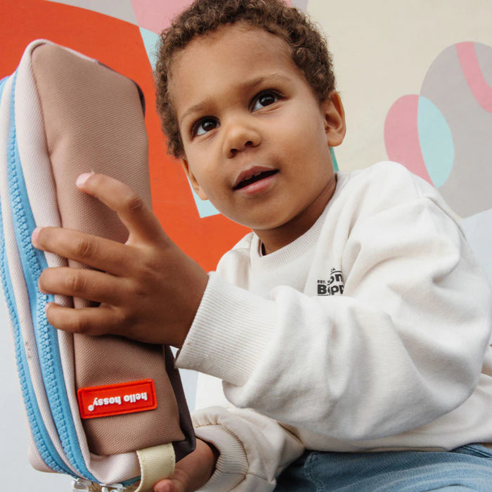 Hello Hossy - Schooletui - Mini walnut