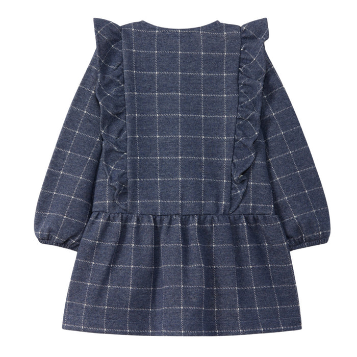 Laranjinha - Jurk jersey ruffle blue