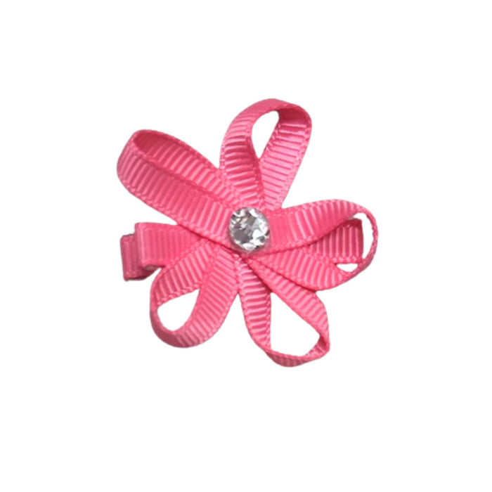 Prinsessefin - Haarspeldje met swarovski diamant, Isabell Coral Rose