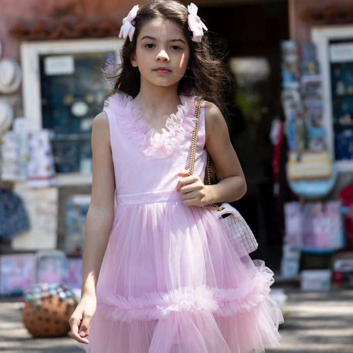 Prinsessefin - Athena Tutu Jurk Icy Pink
