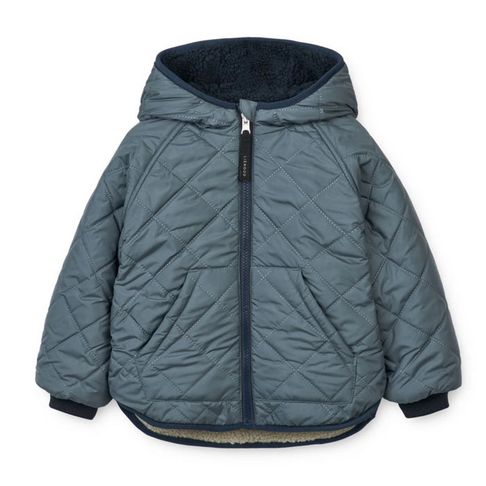 Liewood - Jackson Reversible Jacket Whale blue/multi mix
