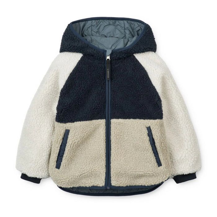 Liewood - Jackson Reversible Jacket Whale blue/multi mix