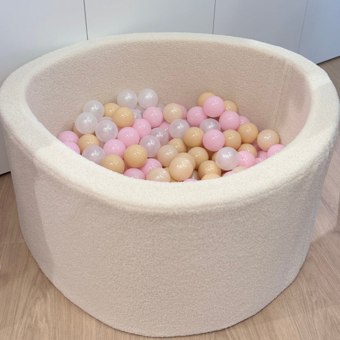 Moje - Ballenbad Bouclé Créme inclusief 200 ballen