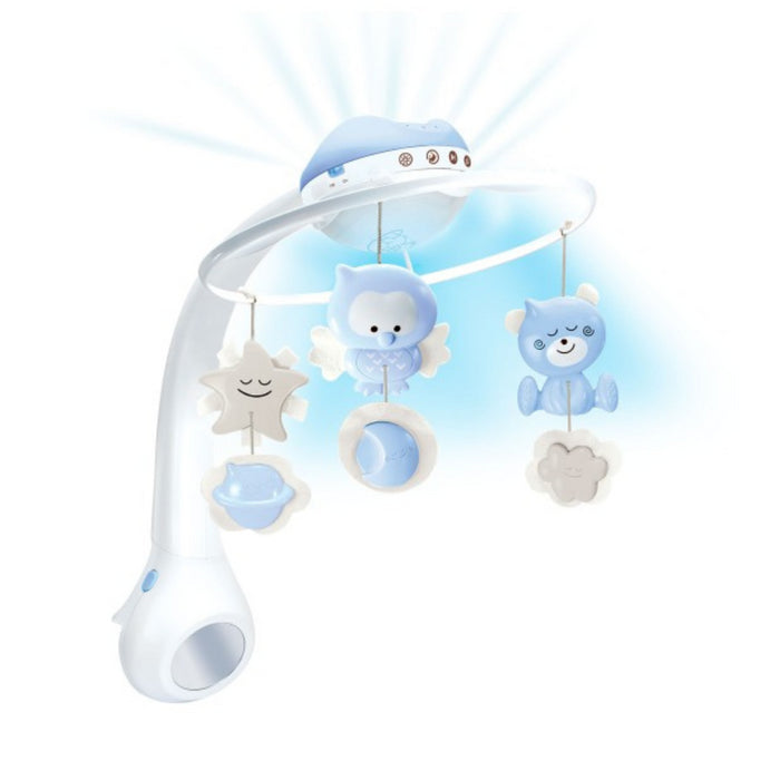 Infantino - WOM - MUSICAL 3-IN-1 PROJECTOR MOBILE - BLUE