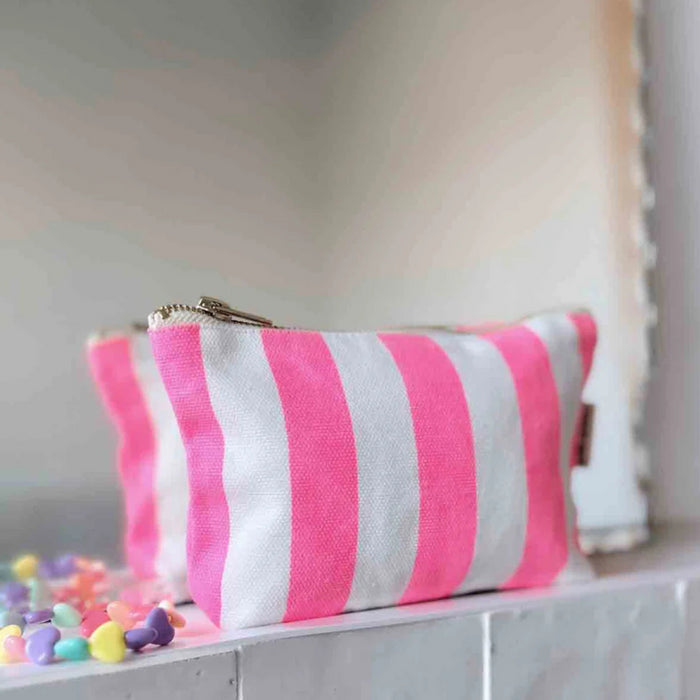 Rose in April - Diaper bag Raphael  Neon pink Stripes