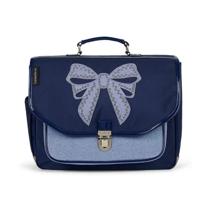Caramel & Cie - Medium Boekentas Miss blue