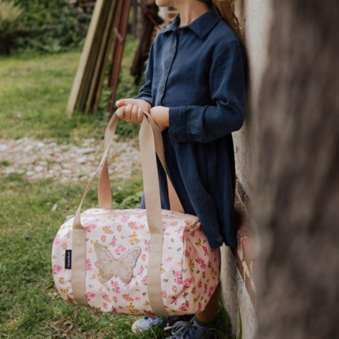 Caramel & Cie - Weekendbag / Sporttas Liberty butterfly pink