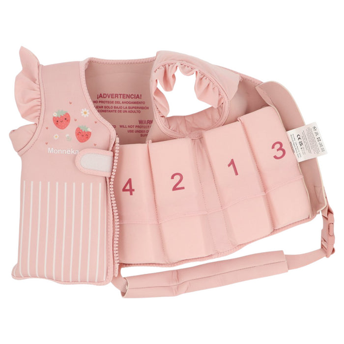 Tutete - Floating Learning Vest Strawberries (3-6jaar)