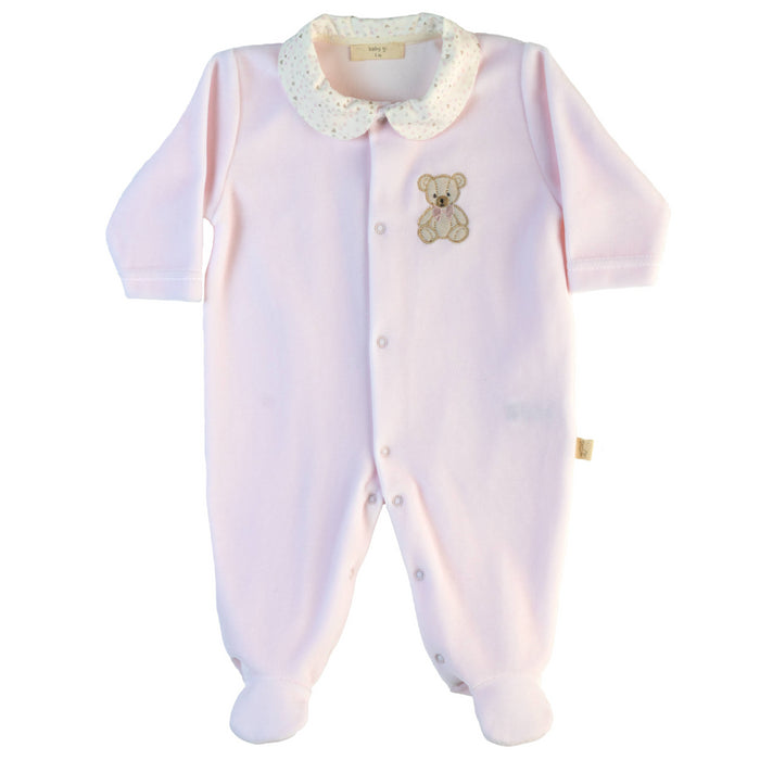 Baby Gi - Babypakje Teddy & Footie pink