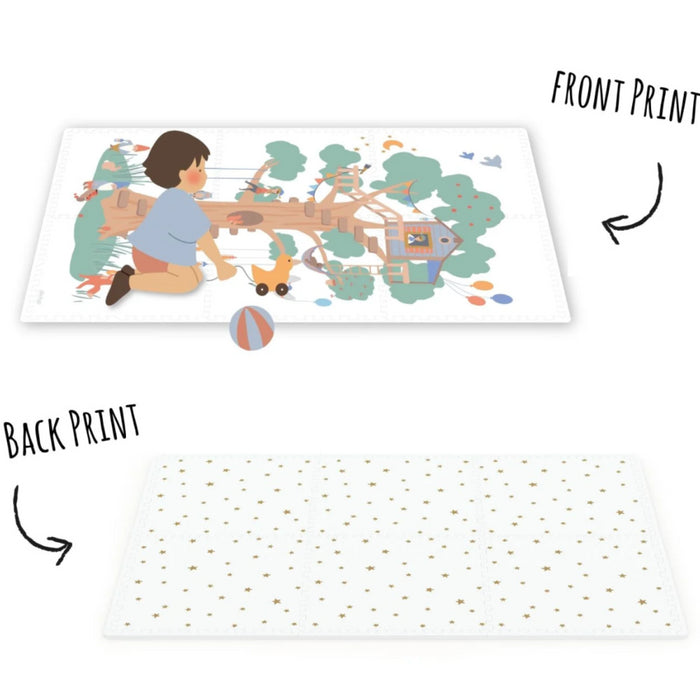 Play & Go - Eevaa - Treehouse Design (180 x 180 cm - 9 tiles)