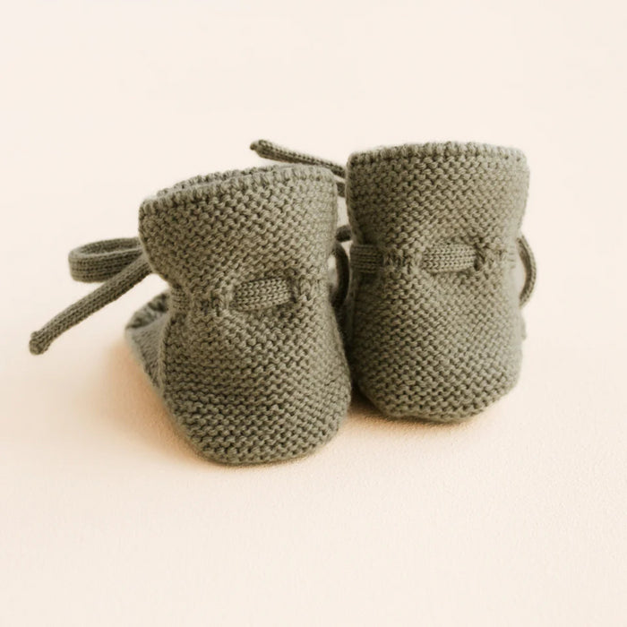 Hvid - Booties artichoke (0-9 maand)