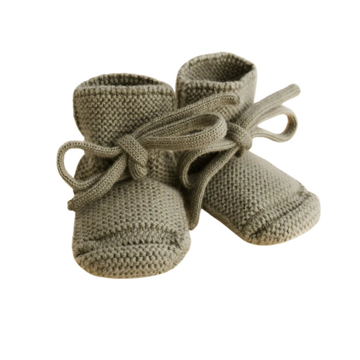 Hvid - Booties artichoke (0-9 maand)