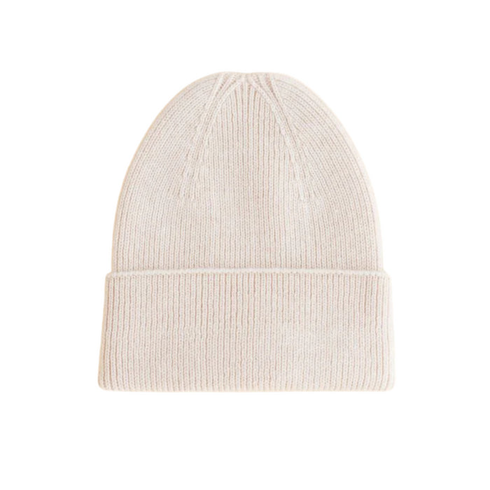 Hvid - Beanie Fonzie - Cream (0-6 maand)