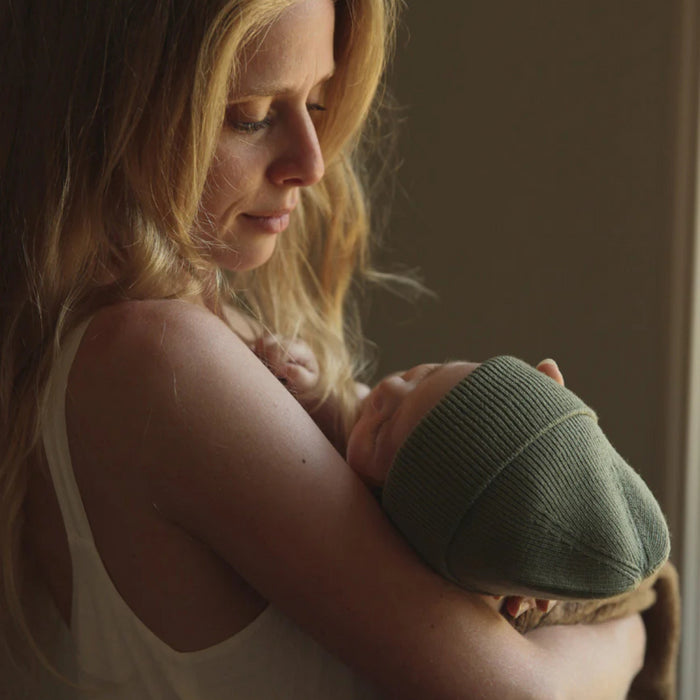 Hvid - Beanie Fonzie - Artichoke (0-6 maand)