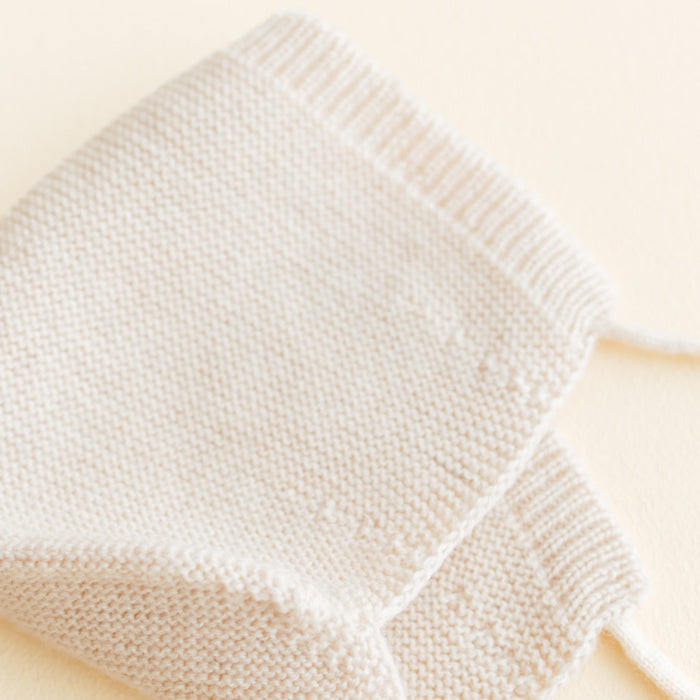 Hvid - Bonnet Dolly cream 1-3 maand