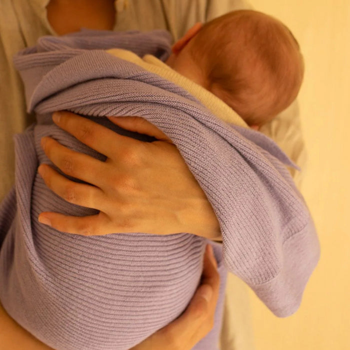 Hvid - Wiegdeken Gust Lilac