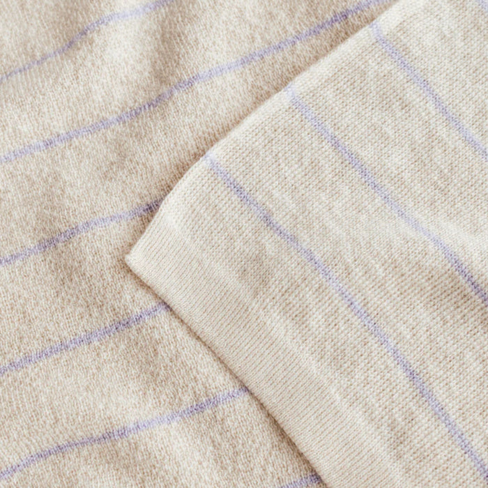 Hvid - Wiegdeken Harry Cream/Lilac