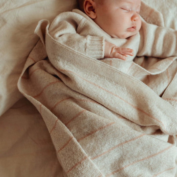 Hvid - Wiegdeken Harry Apricot