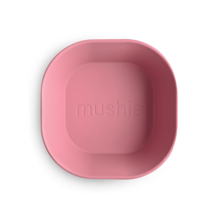 Mushie - Kom Vierkant Dusty Rose (2 Pcs)