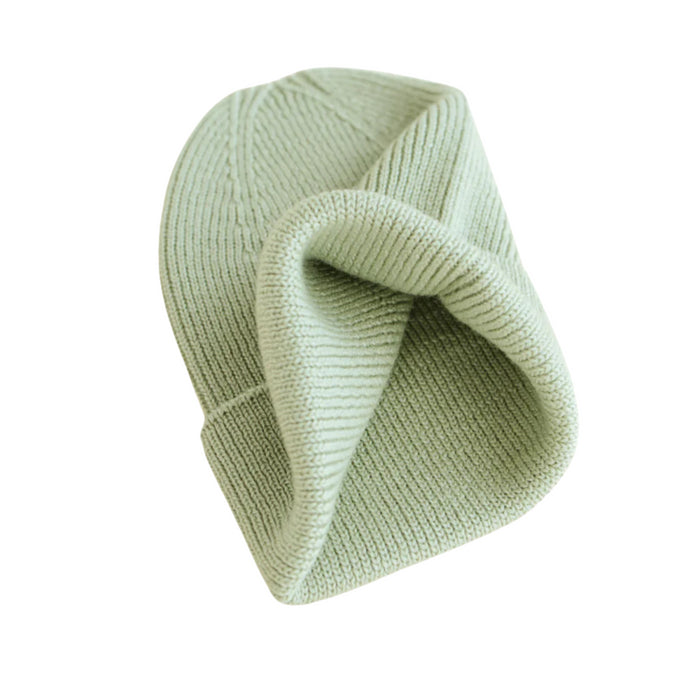 Hvid - Beanie Fonzie - Mint (0-6 maand)