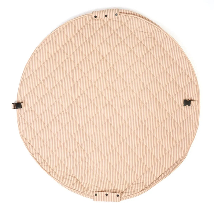 Play & Go - Stripes Brown organic soft babymat