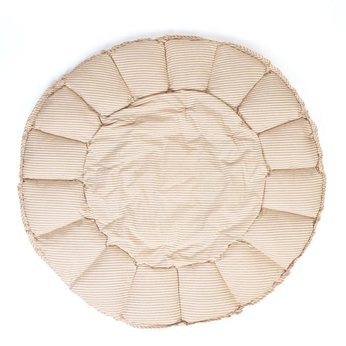 Play & Go - Bloom organic babyspeelkleed & cocon - stripes blue