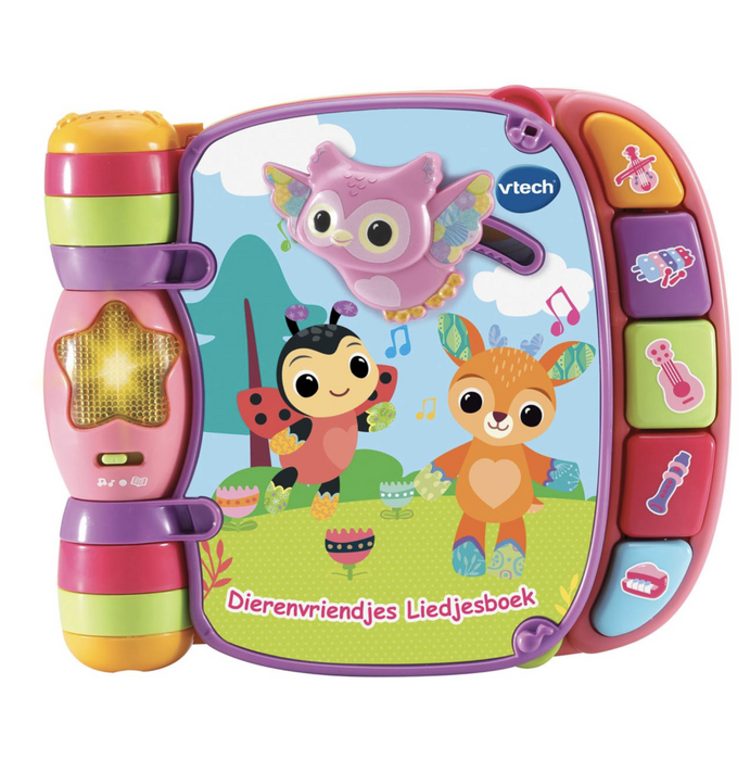V-tech - Dierenvriendjes Liedjesboek Roze