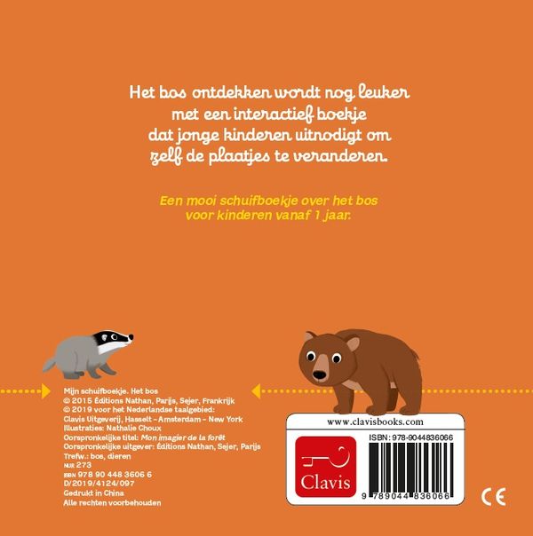 Clavis - Mijn schuifboekje - Het bos