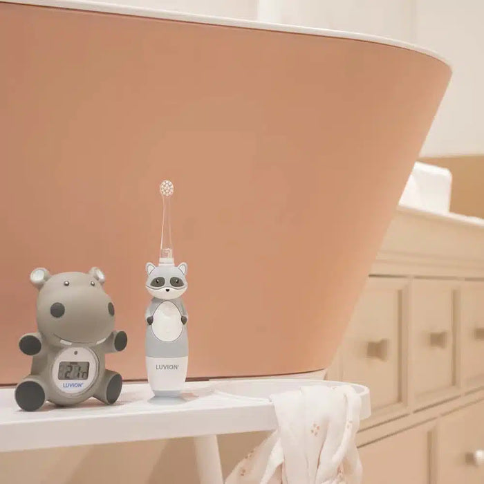 Luvion - Sonische Baby Tandenborstel 400S Raccoon Grijs