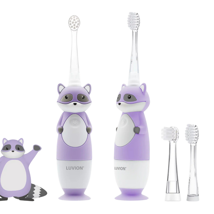 Luvion - Sonische Baby Tandenborstel 400S Raccoon Lila