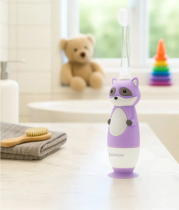 Luvion - Sonische Baby Tandenborstel 400S Raccoon Lila