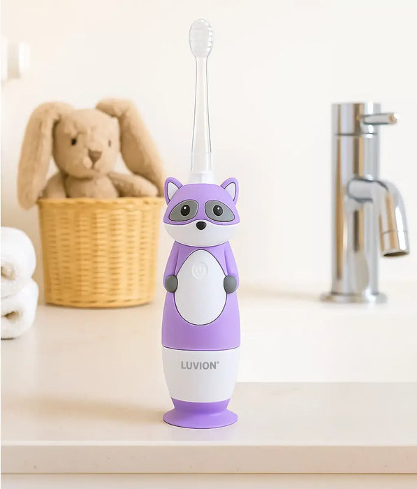 Luvion - Sonische Baby Tandenborstel 400S Raccoon Lila
