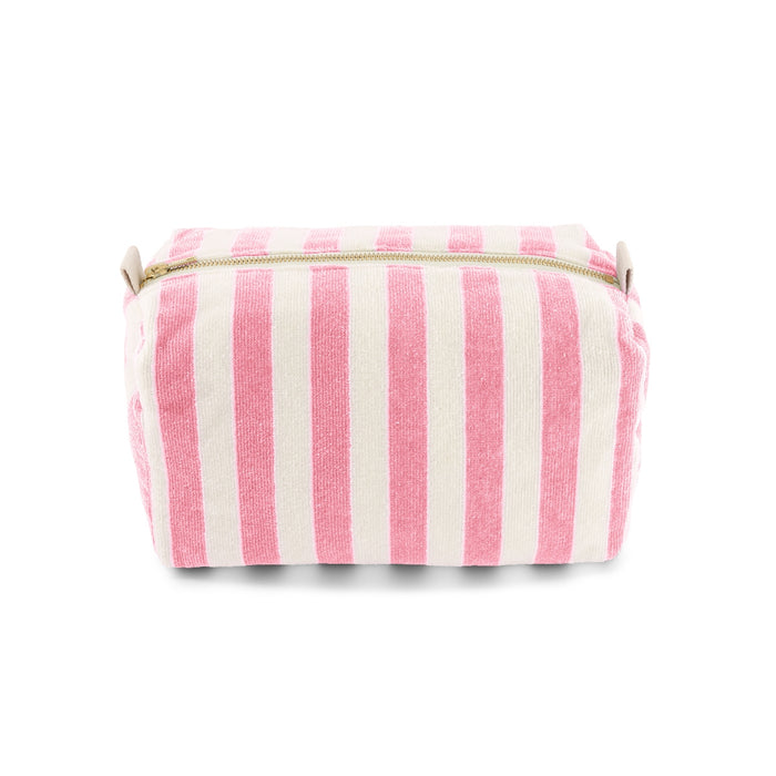 Rose in April - Vic Pouch Stripes Strawberry/ecru