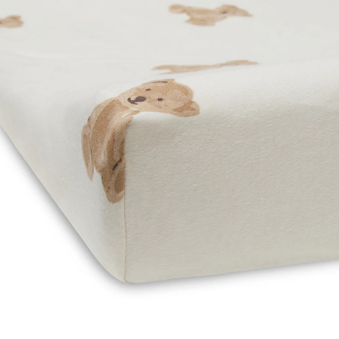 Jollein - Aankleedkussenhoes Jersey - Teddy Bear
