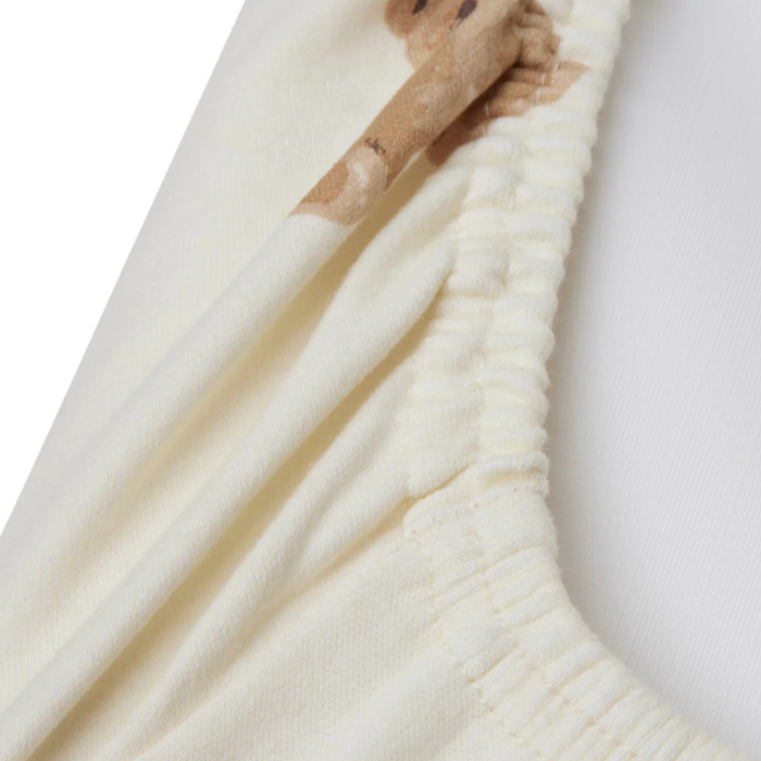 Jollein - Aankleedkussenhoes Jersey - Teddy Bear
