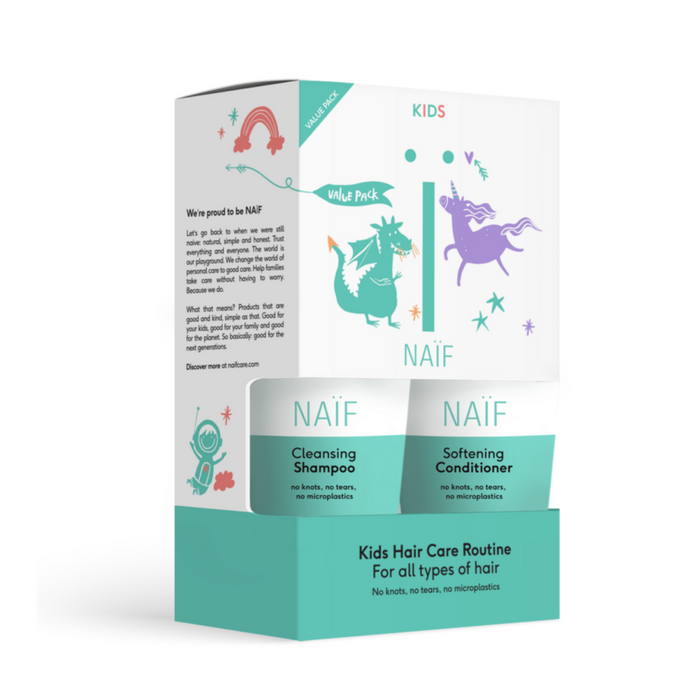 Naif - Kids Hair Routine - Voordeelset Shampoo & Conditioner