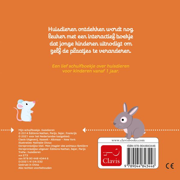 Clavis - Mijn schuifboekje - Huisdieren