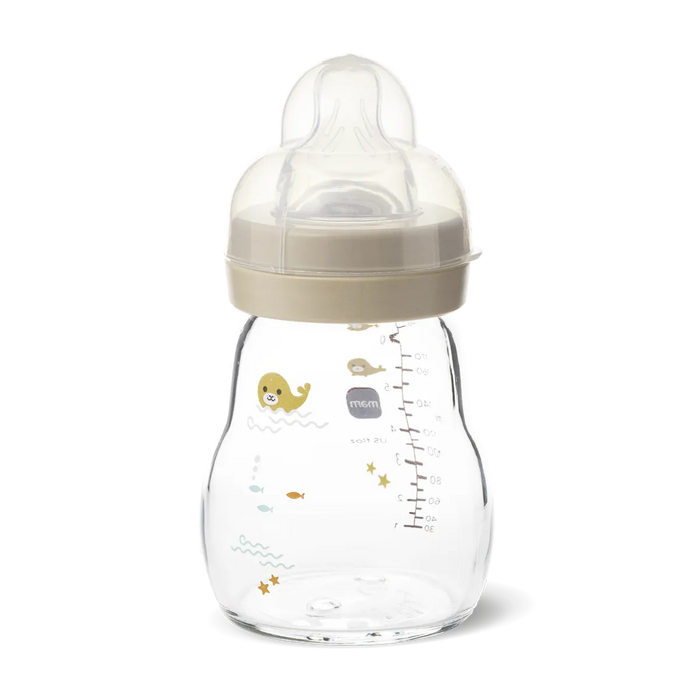 MAM - Feel Good Baby Bottle Glass 170ml mat Uni