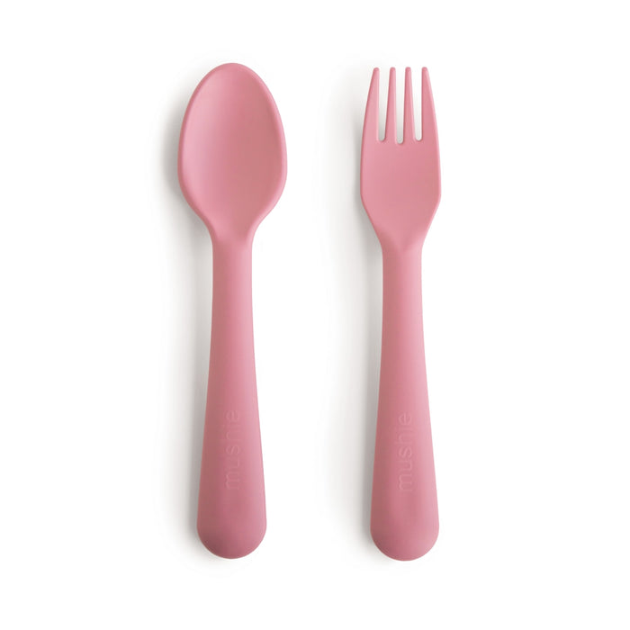 Mushie - Vork & Lepel Dusty Pink