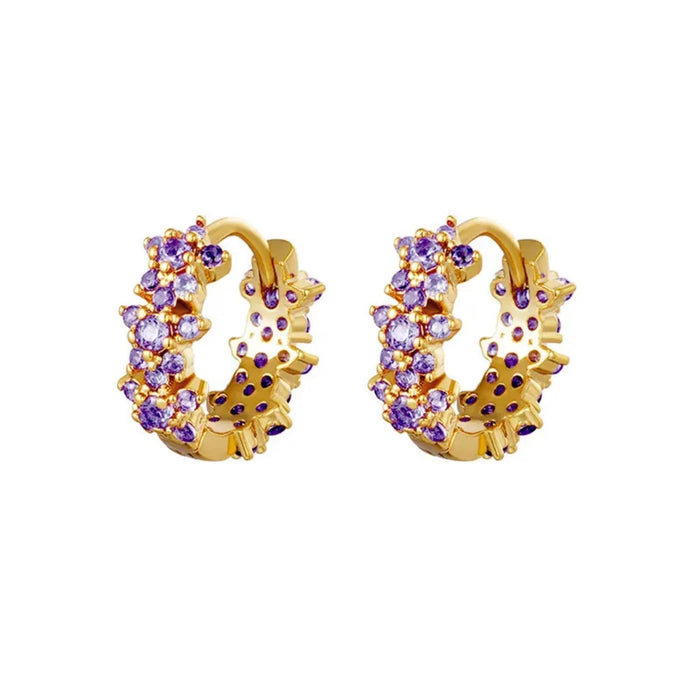 Rosies - Gabriela hoops paars