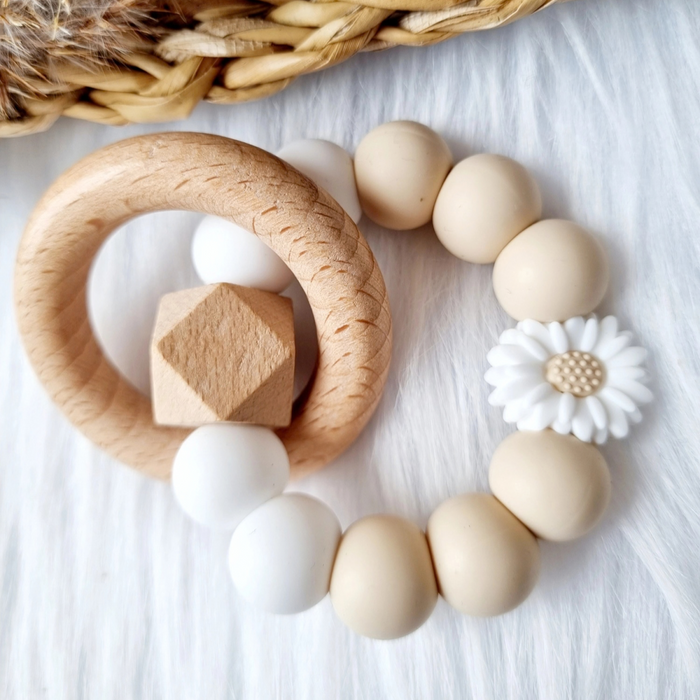 Happy by Lies - Bijtring Daisy - Wit/Beige