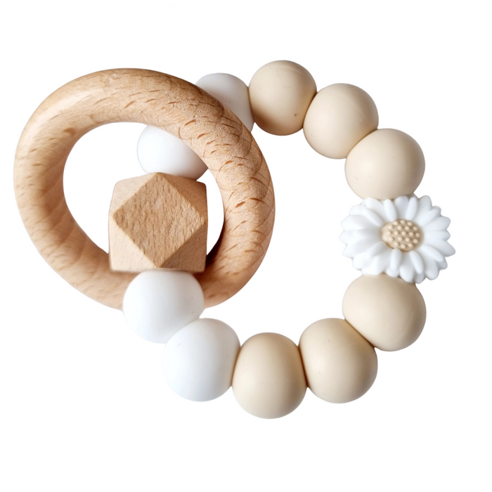 Happy by Lies - Bijtring Daisy - Wit/Beige