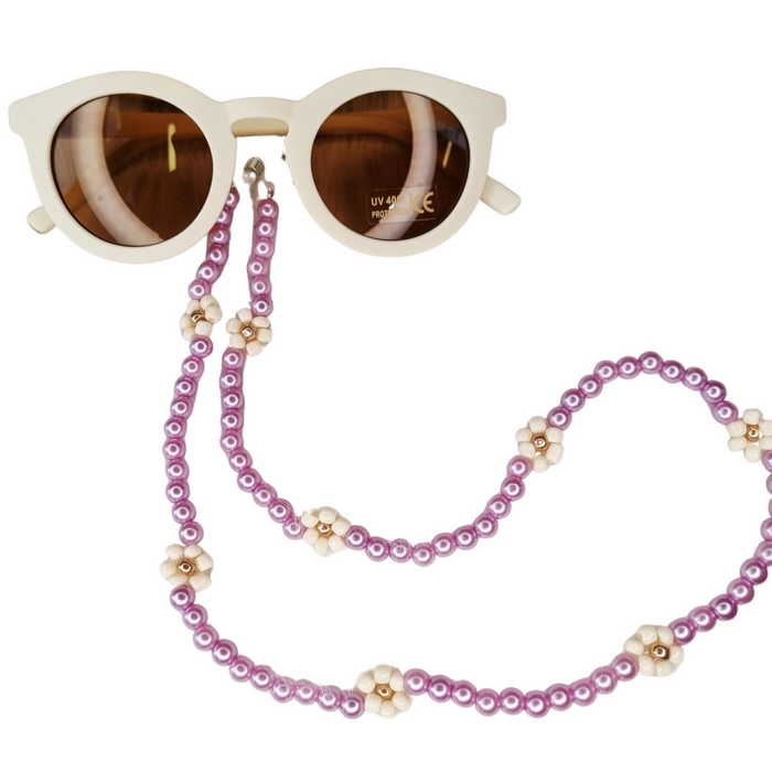 Happy by Lies - Zonnebrilkoord Daisy parel - Lila