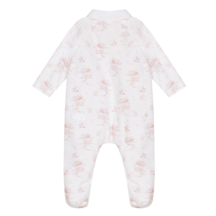 Patachou - Babypakje met print en fijn kraagje - Roze