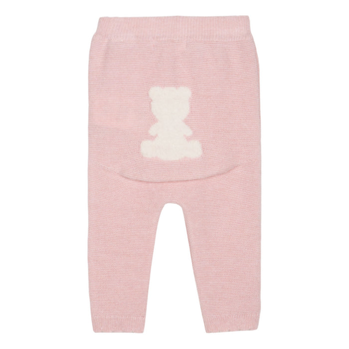 Patachou - Pink knit pants with back detail