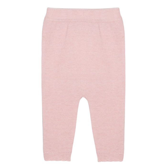 Patachou - Pink knit pants with back detail