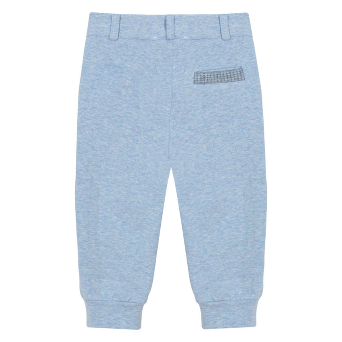 Patachou - Blue cotton fleece trousers