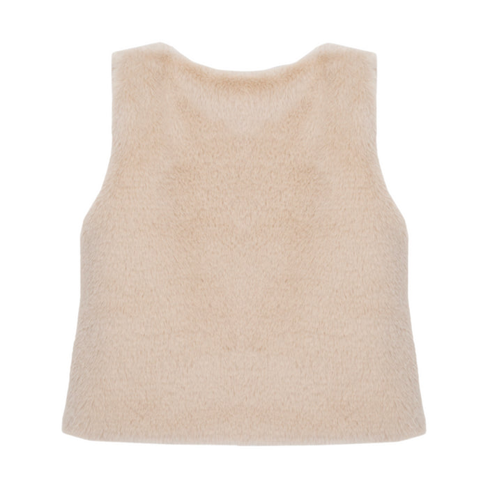 Patachou - Beige fur vest